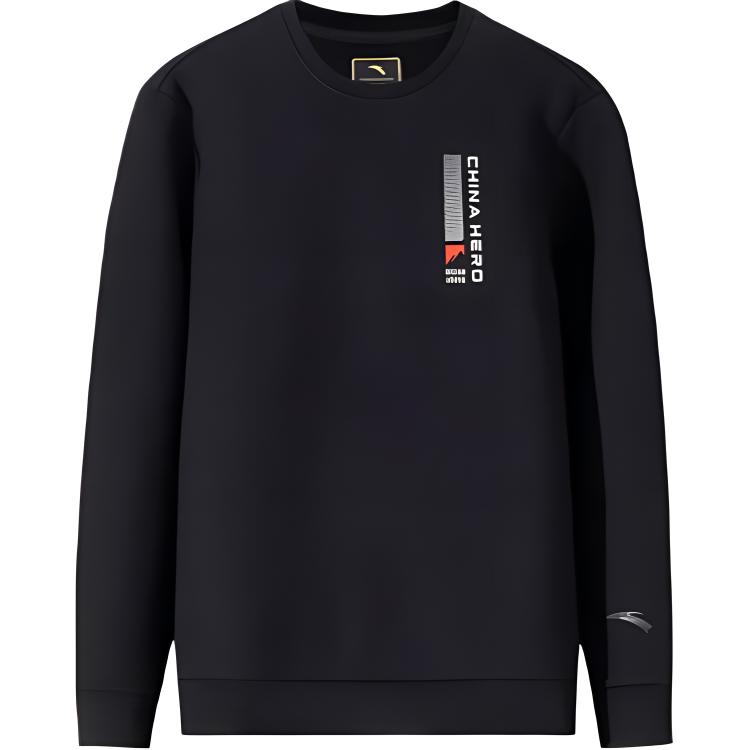 

ANTA Тренировочный свитшот Variety Collection мужской базовый black