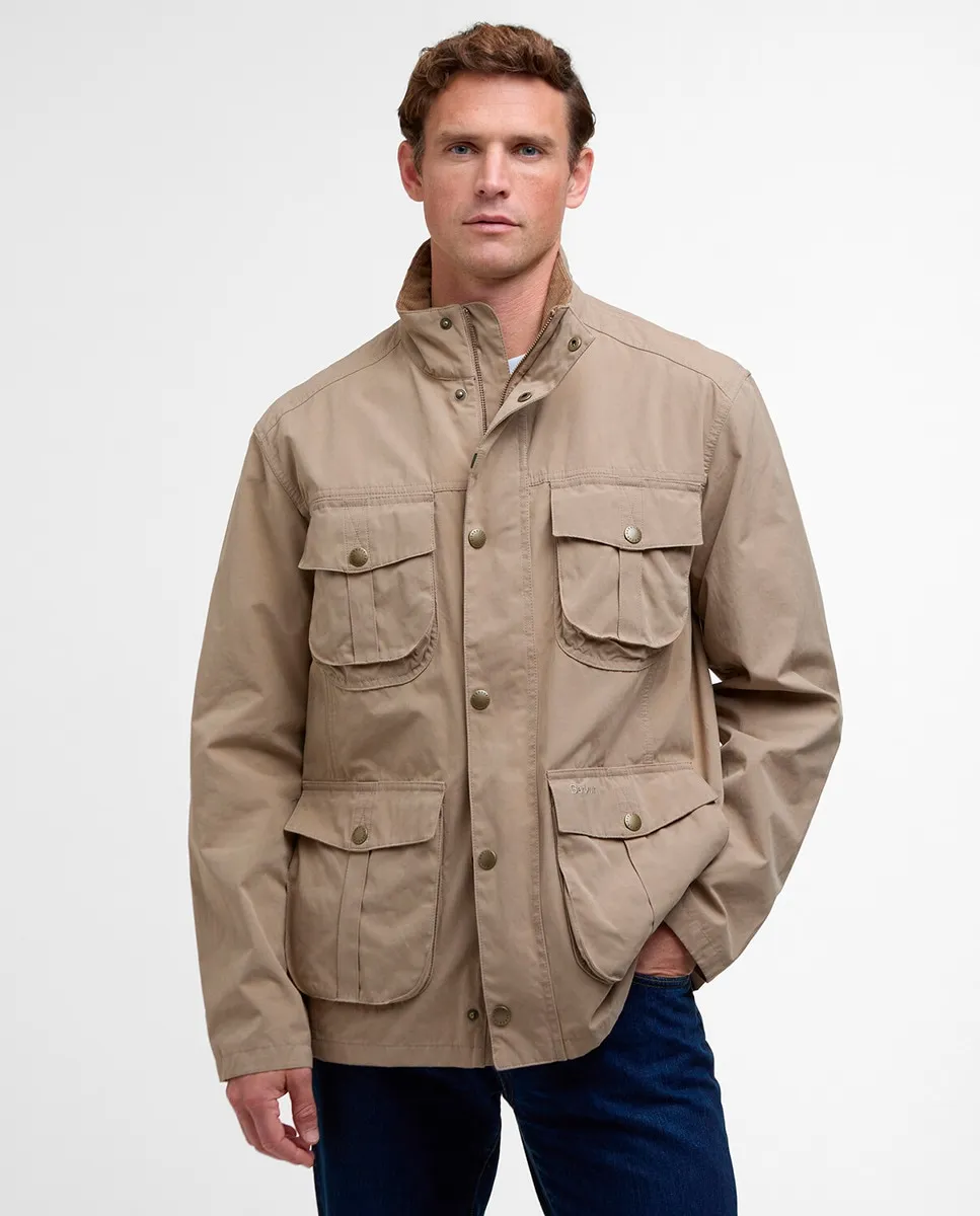 

Мужская куртка с заклепками Barbour, цвет Camel