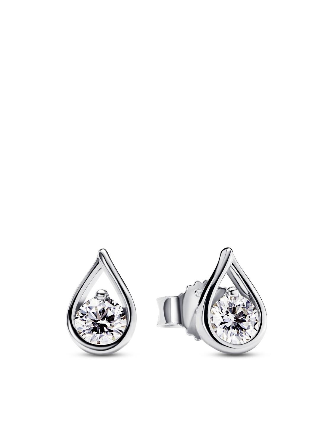 

Комплект из кольца и серег Pandora Infinite с выращенными в лаборатории бриллиантами 1 карат