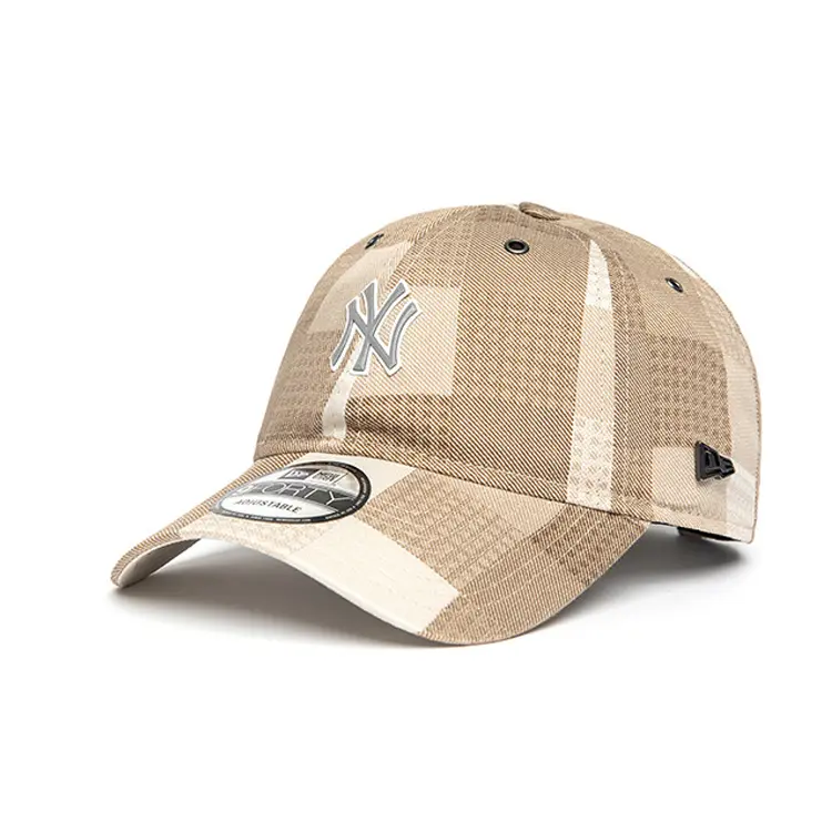 

New Era Хлопковая бейсболка унисекс коричневая, Brown