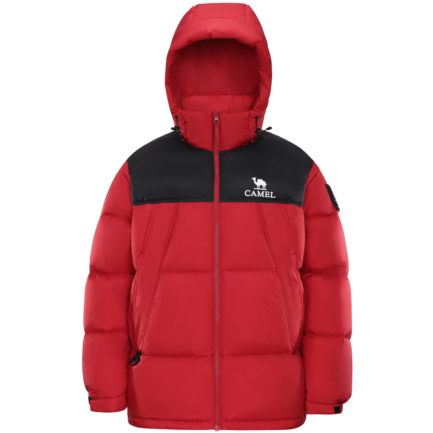 

CAMEL Многоцветная ветрозащитная худи свободного силуэта утепленная пуховая куртка 655 Puffed Fabric Unisex