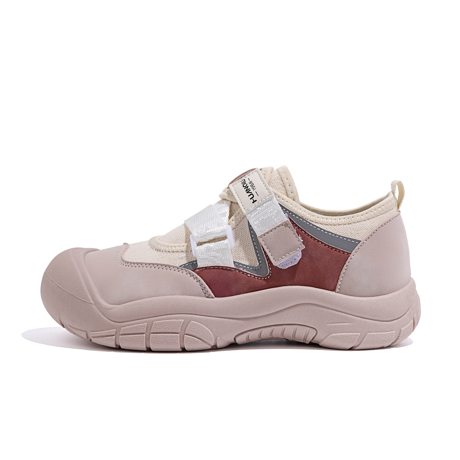 

Кроссовки HUANQIU Lifestyle Shoes Women's Low-top White, красный