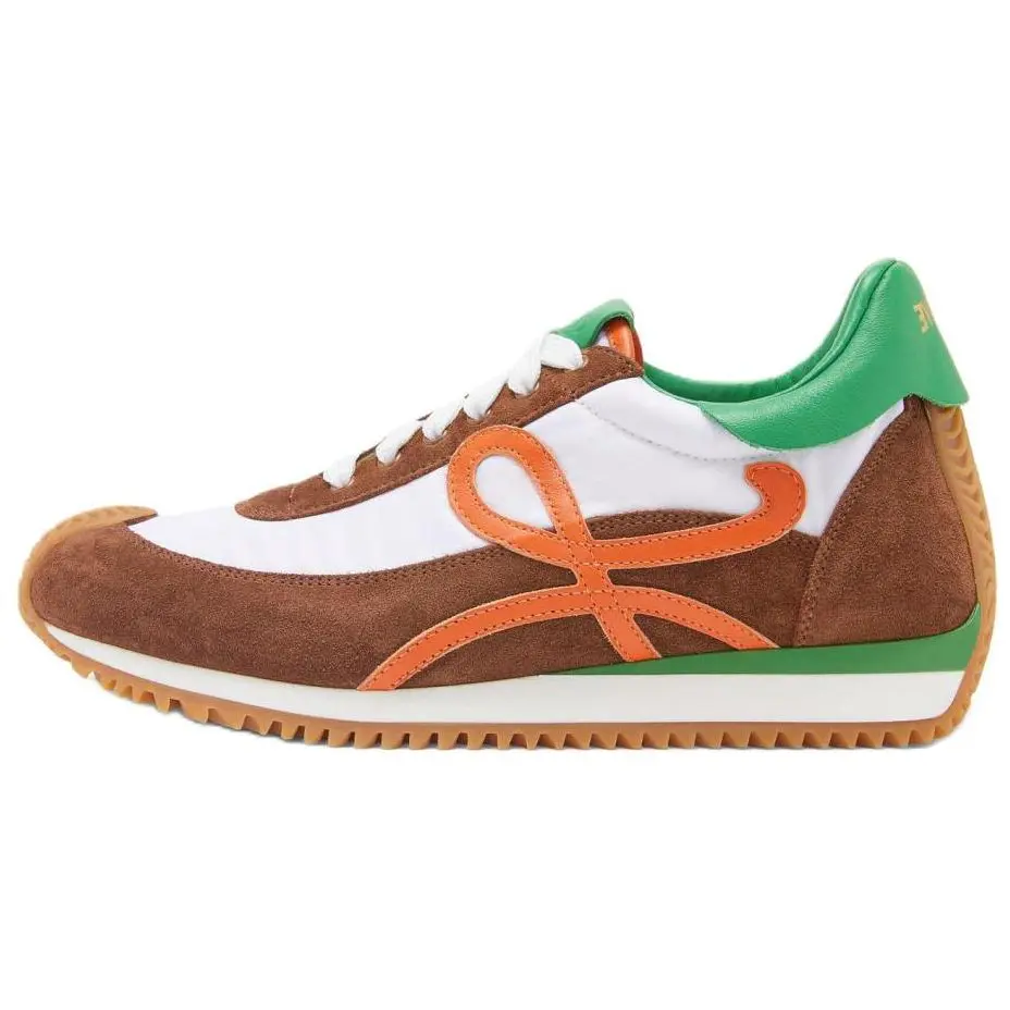LOEWE Кроссовки Flow Runner Low Top, женские, коричневые