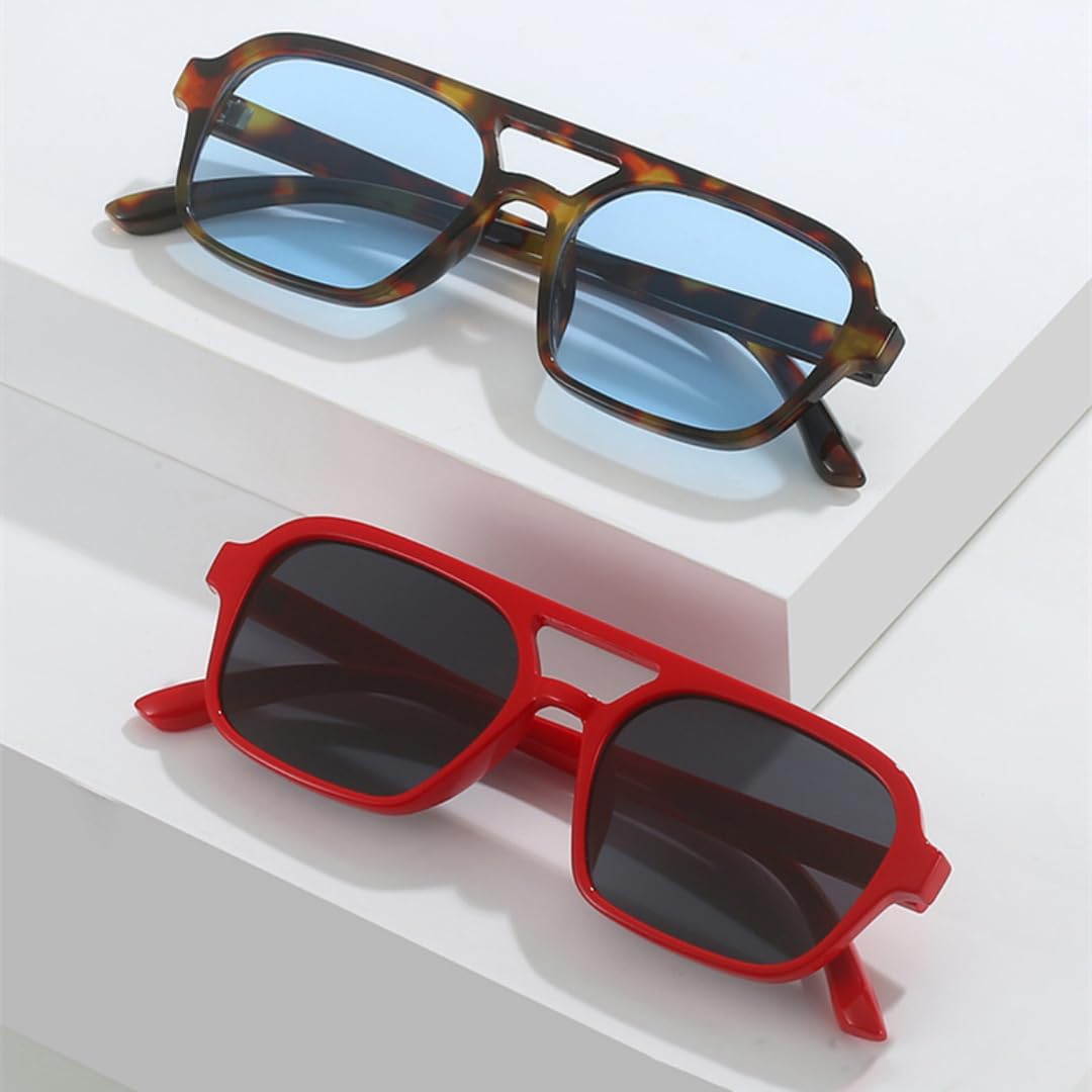 

Солнцезащитные очки с защитой от УФ-излучения UV400 | Маленькая оправа, цветные линзы | Для женщин и мужчин, для занятий спортом на открытом воздухе и вождения DSVIGF, Leopard-blue