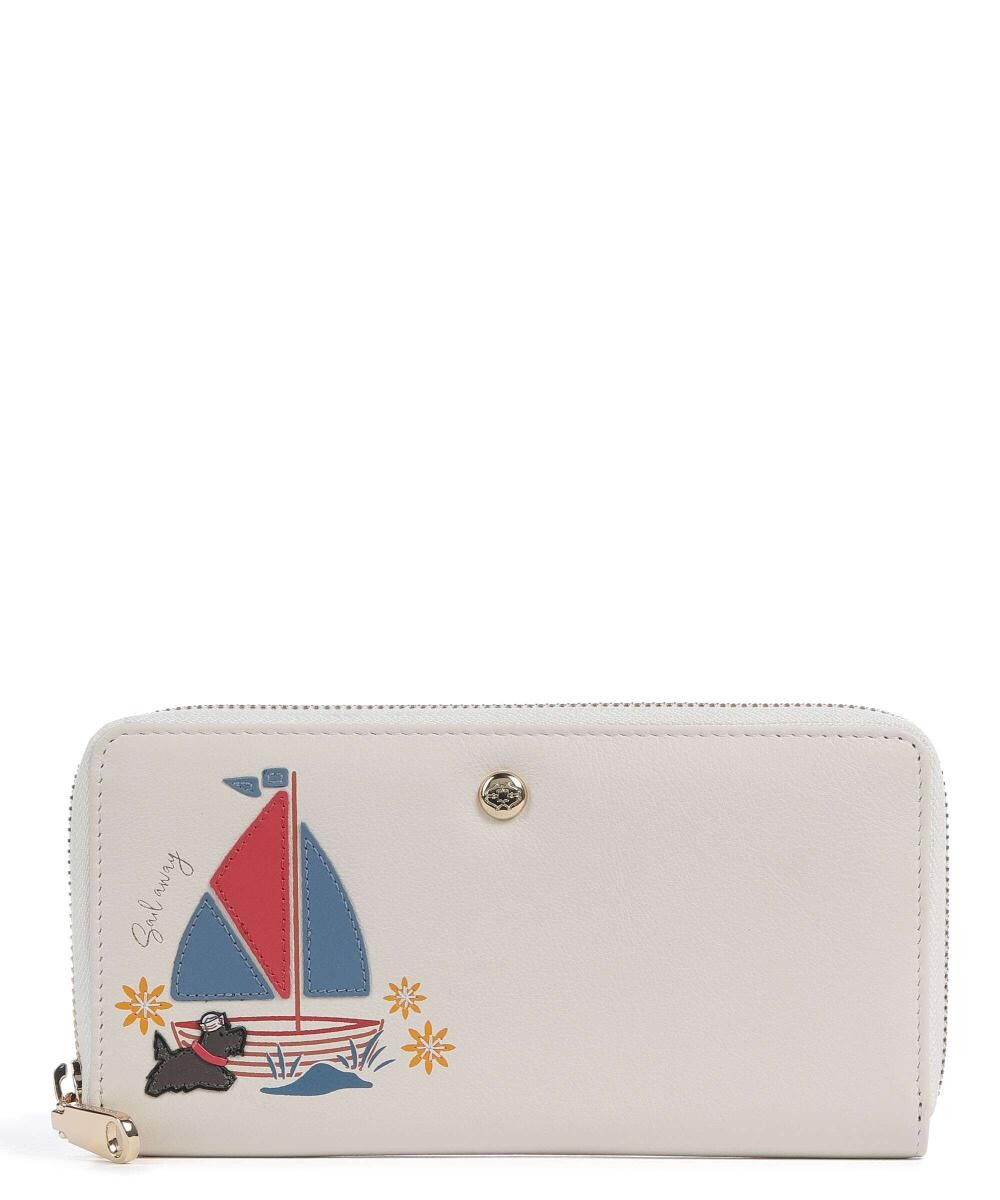 

Кошелек Sail away из мелкозернистой яловой кожи. Radley London, белый