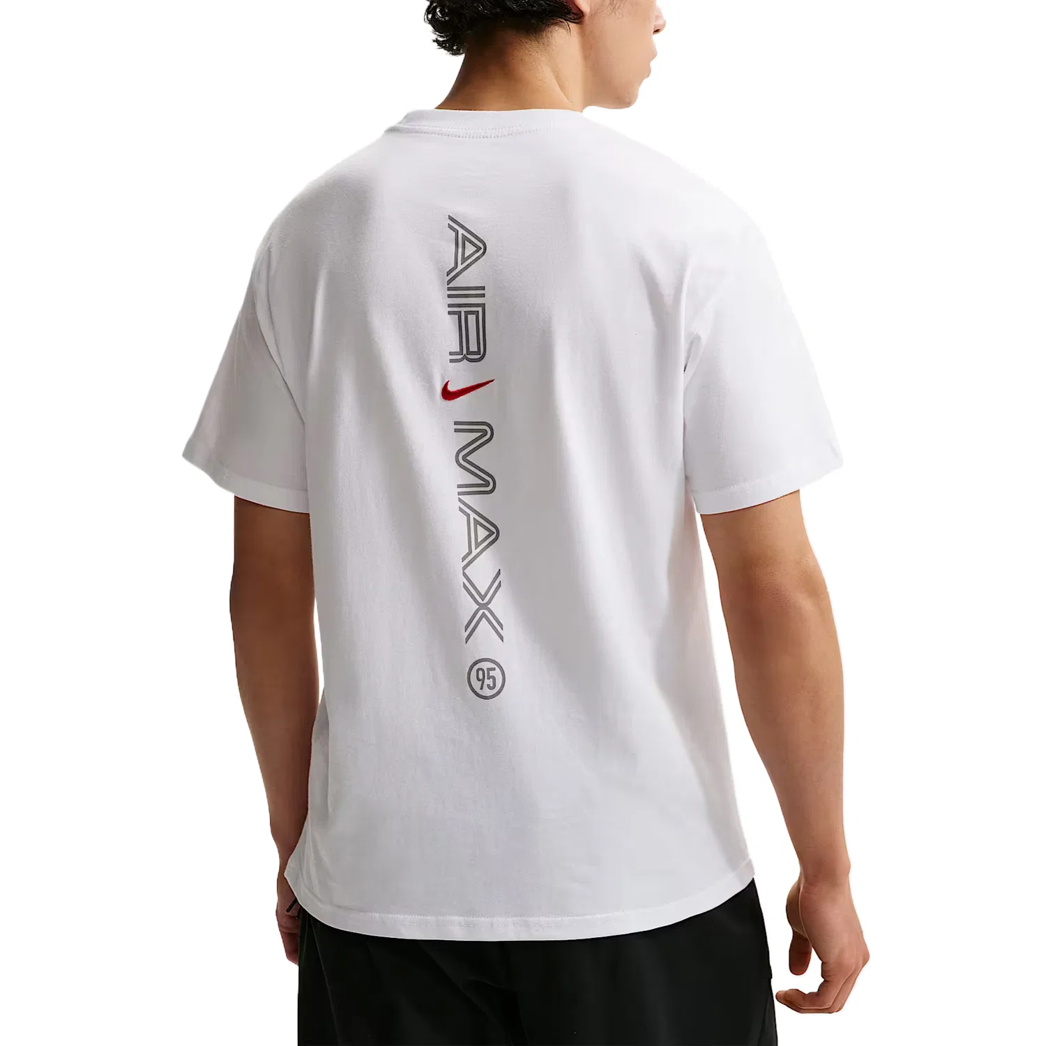Спортивная футболка для бега Sportswear Running T Shirt Men's Nike, White/University Red — фото 3