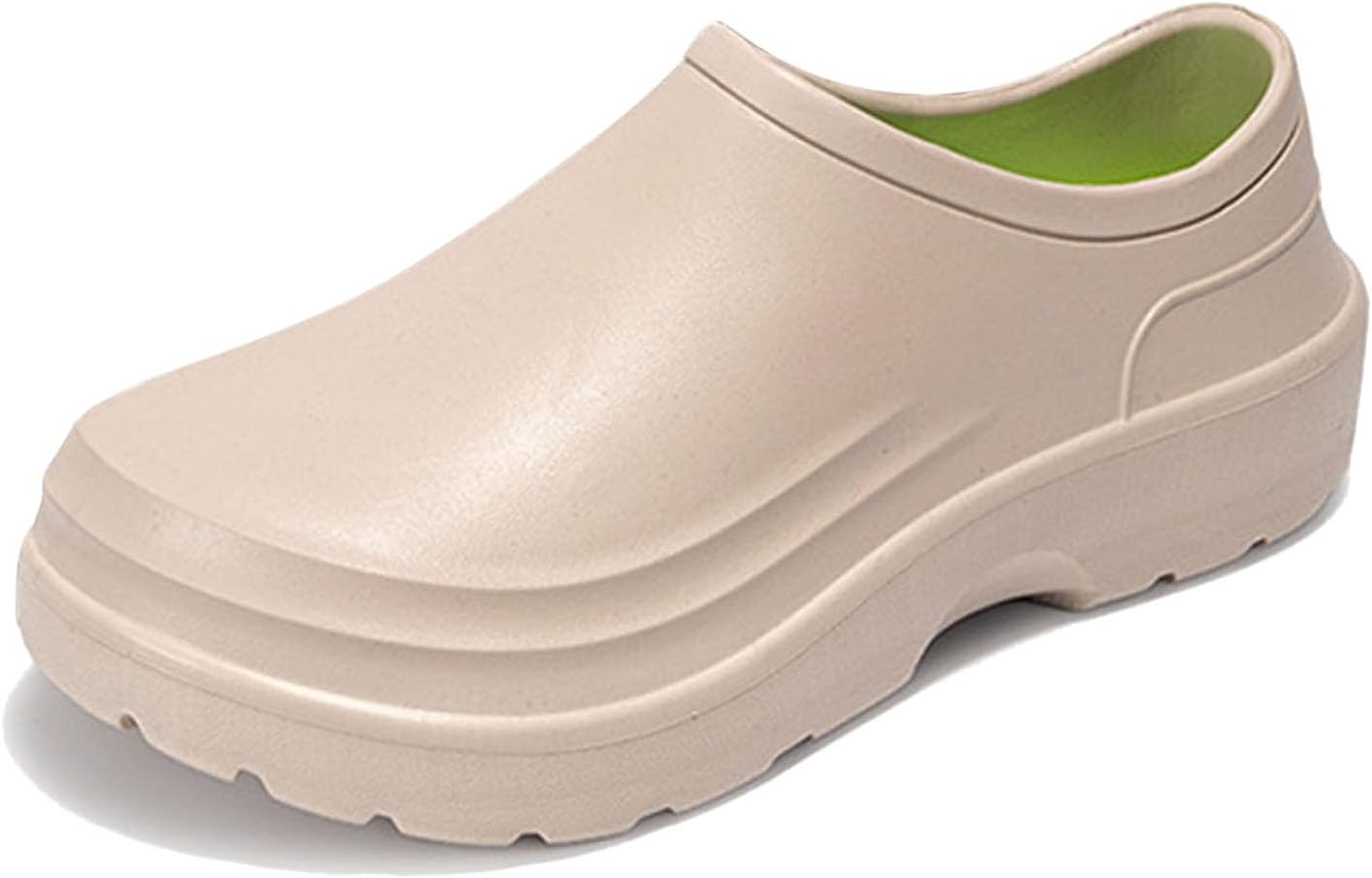 

Кожаные сабо для повара с противоскользящей подошвой, кухонная обувь для мужчин, размер 11 Generic, хаки