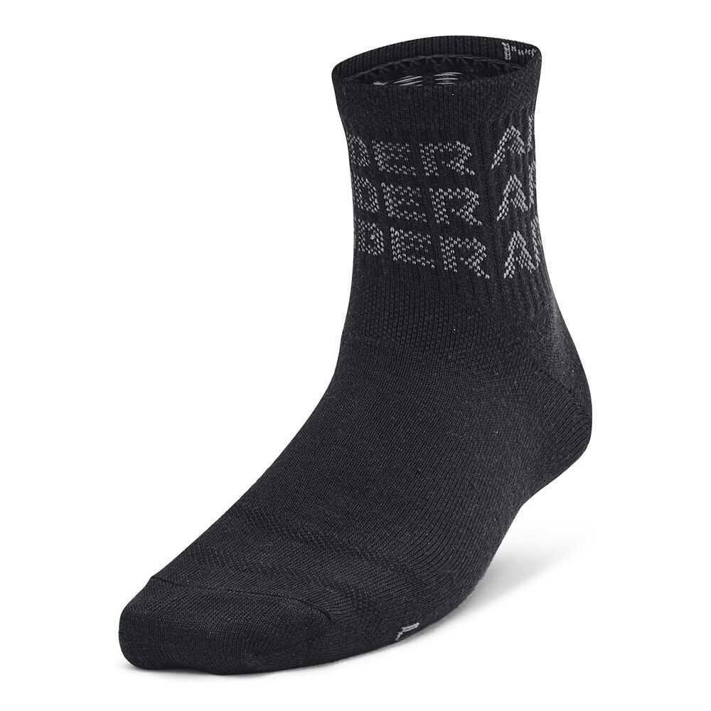 Детские хлопковые носки для тренинга Under Armour UA, 6 шт., цвет Red Black — фото 2