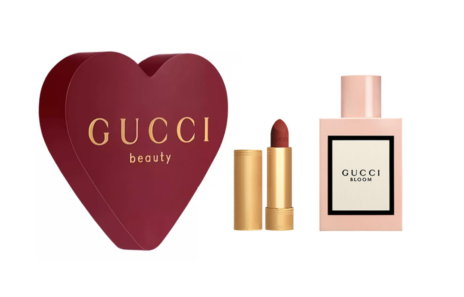 GUCCI Flower Joy Velvet Matte Lipstick Perfume Gift Box Set Eau De Parfum EDP Tuberose Jasmine 50ml+3.5g/30ml+3.5g — фото 2