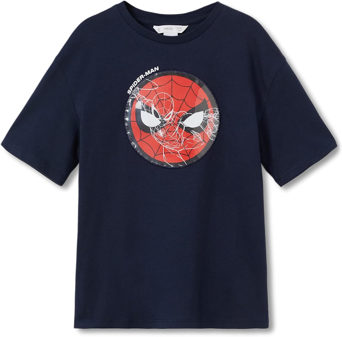 

Футболка Mango T-Shirt Spi, темно-синий