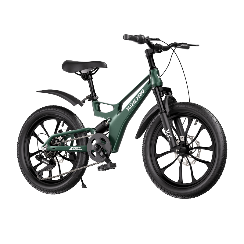 

Детский велосипед Magnesium Alloy Linear Pull Disc Brake Finger Power Braking 361°, midnight зеленый speed ten-blade wheel