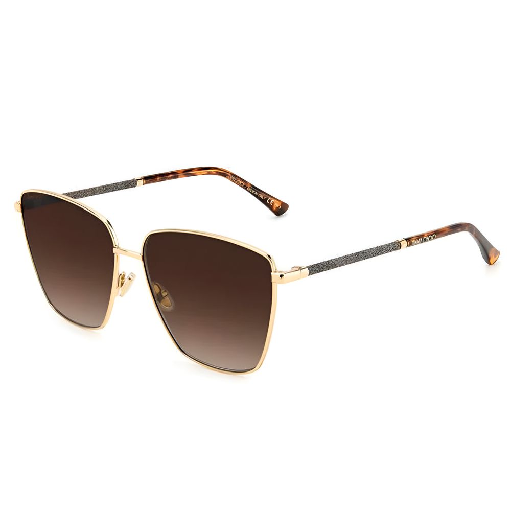 

Солнцезащитные очки из золотистого металла Jimmy Choo Eyewear