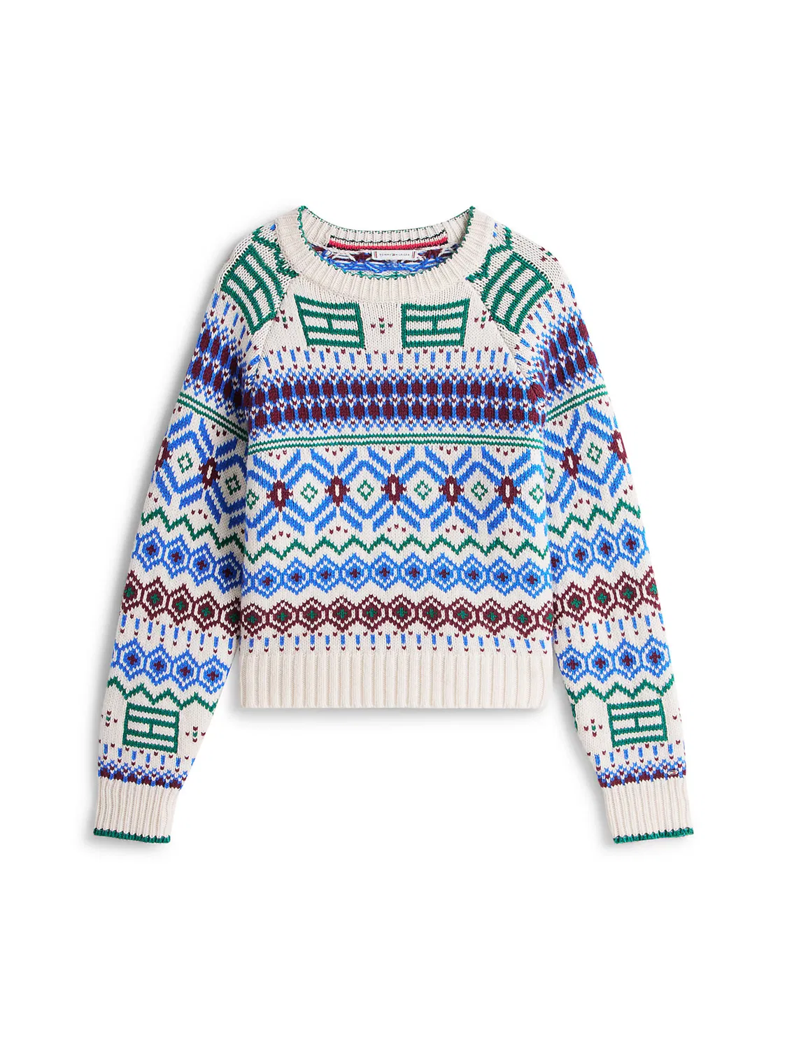 Свитер 'Fair Isle' Tommy Hilfiger, Wool White