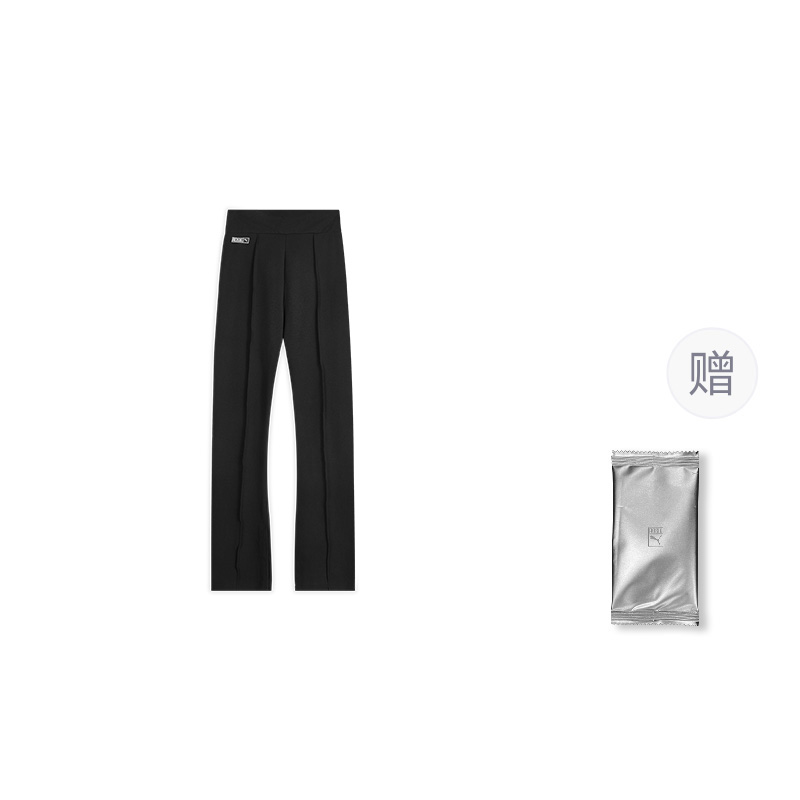 

PUMA Розовые повседневные брюки расклешенные брюки Unisex Black