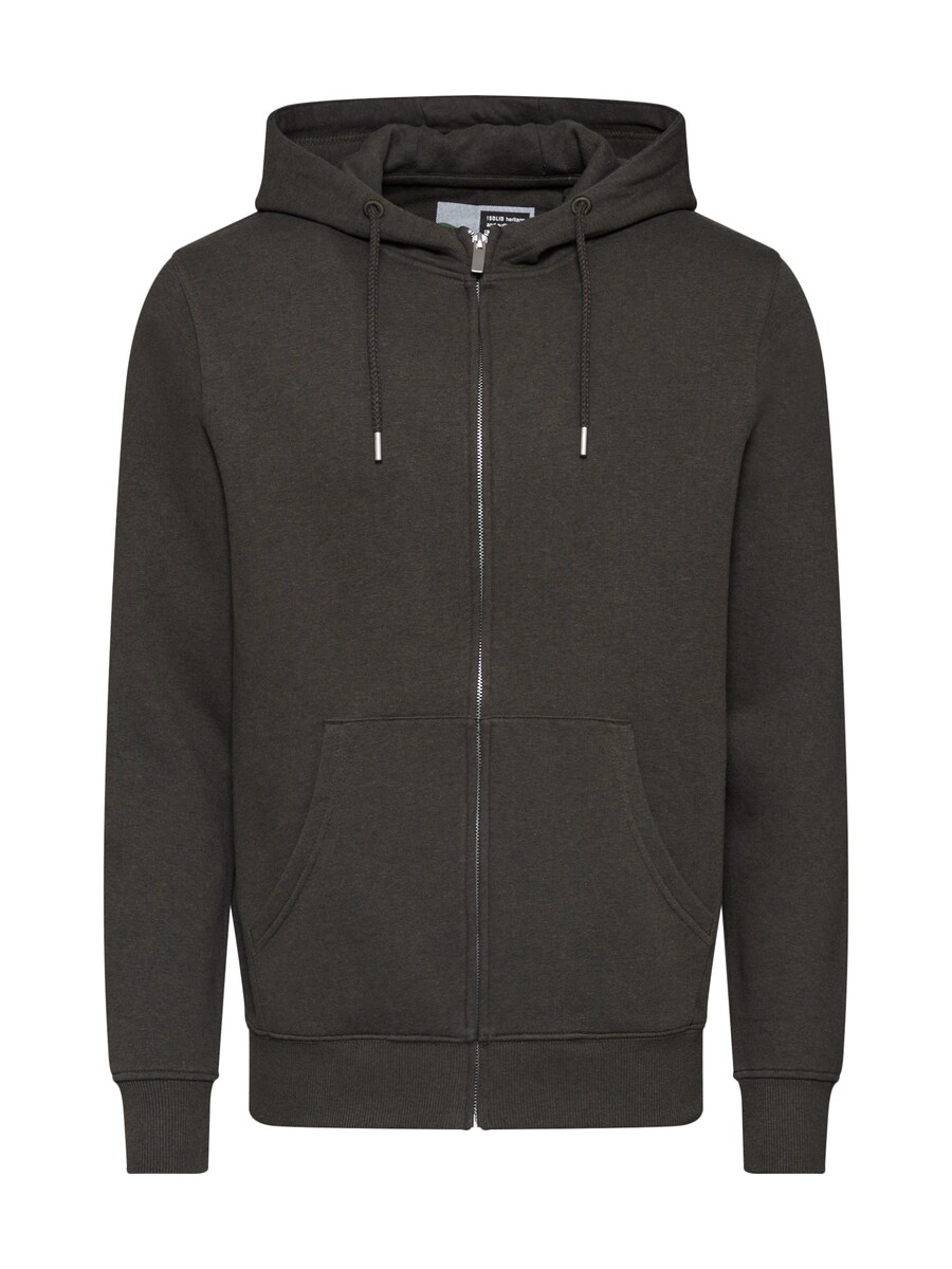 

Толстовка с капюшоном на молнии !Solid Zip-Up Hoodie Morgan, темно-зеленый