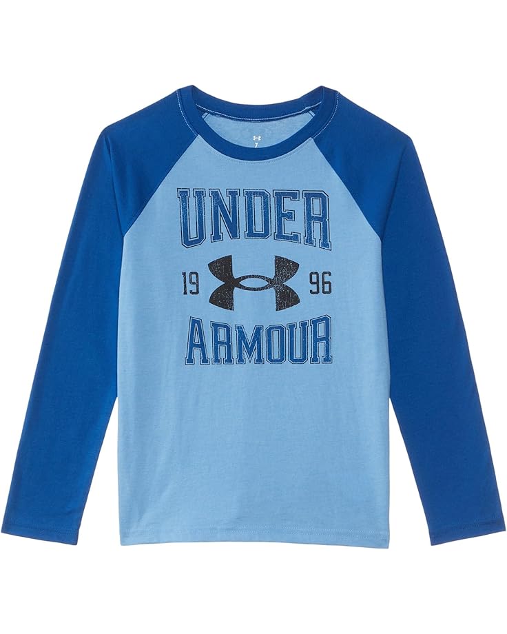 

Лонгслив Under Armour Kids Ua Wordmark Raglan Long Sleeve Tee, цвет Horizon Blue