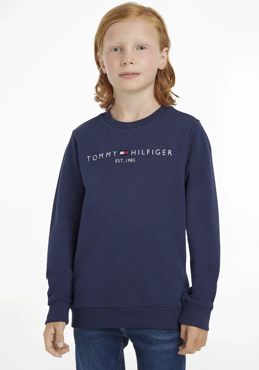 Толстовка Tommy Hilfiger "ESSENTIAL SEATSHIRT", для мальчиков и девочек, цвет морской волны — фото 2