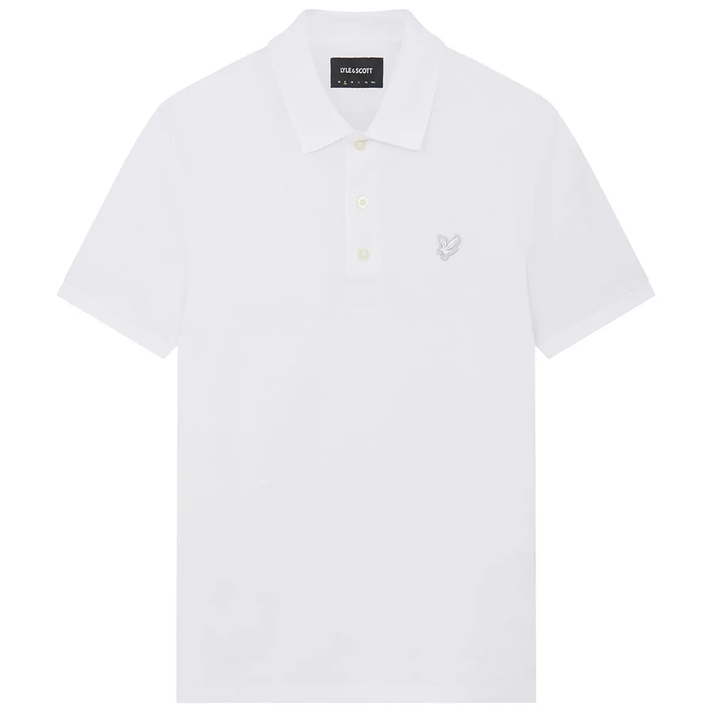 

Поло Lyle & Scott Tonal Eagle, белый