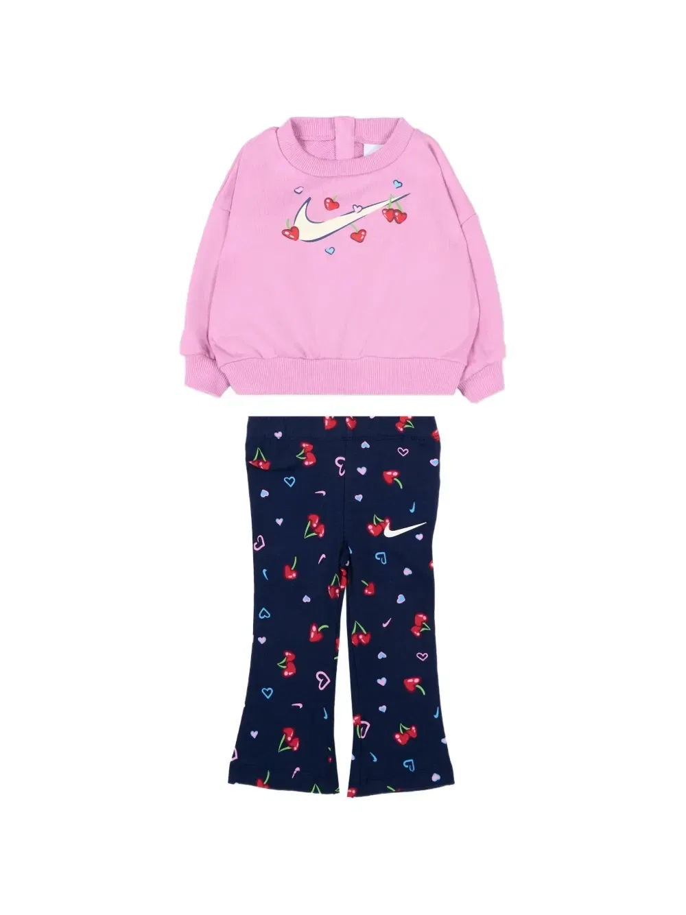 Комплект из топа и брюк с принтом Nike Kids, синий