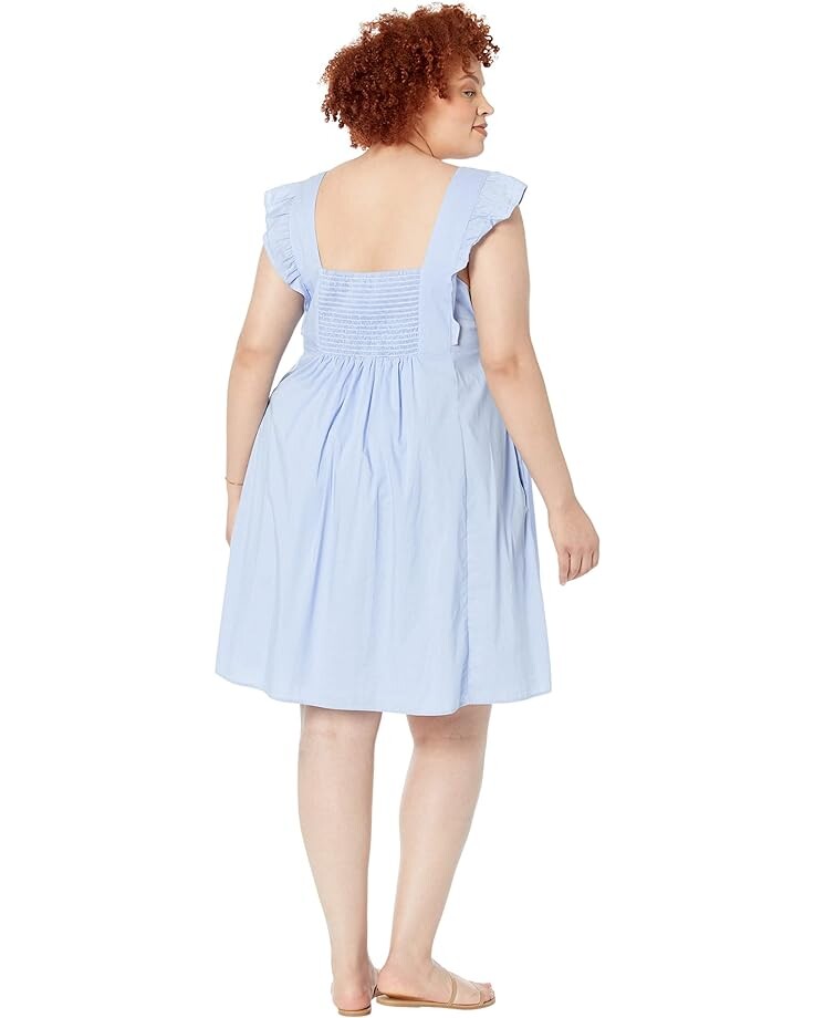 

Платье Draper James Plus Size Embroidered Maddie Babydoll Dress, светло-синий