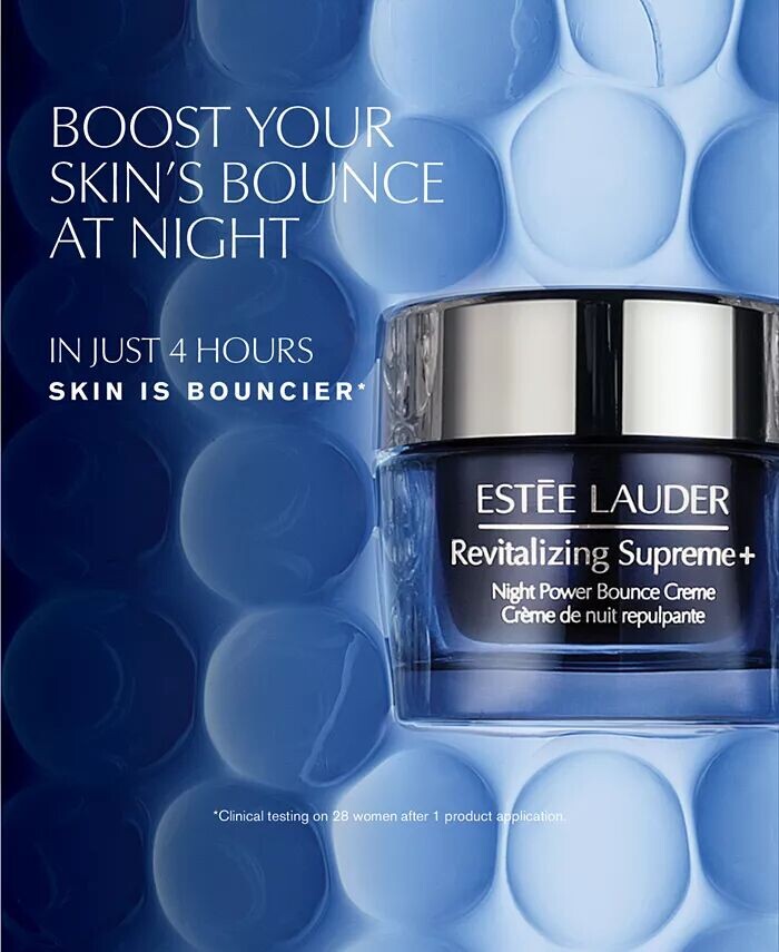 Крем для лица Estée Lauder — Восстанавливающий увлажняющий - Supreme+ Night Power Bounce — фото 3