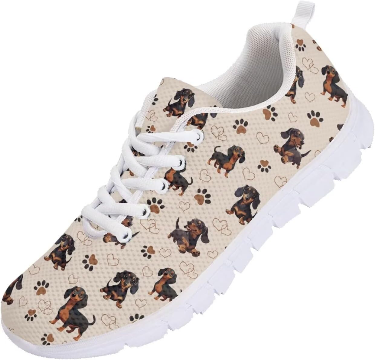 

Кроссовки для бега Funnydude Funny Print для мужчин, нескользящие теннисные туфли, осенние удобные дышащие кроссовки для тренировок, Cute Dog