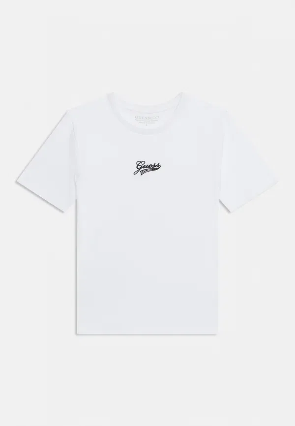 Детская и подростковая базовая футболка Guess, белый — фото 3
