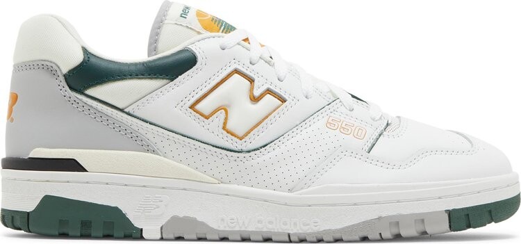 

Кроссовки New Balance 550 'Nightwatch Green', белый дубль
