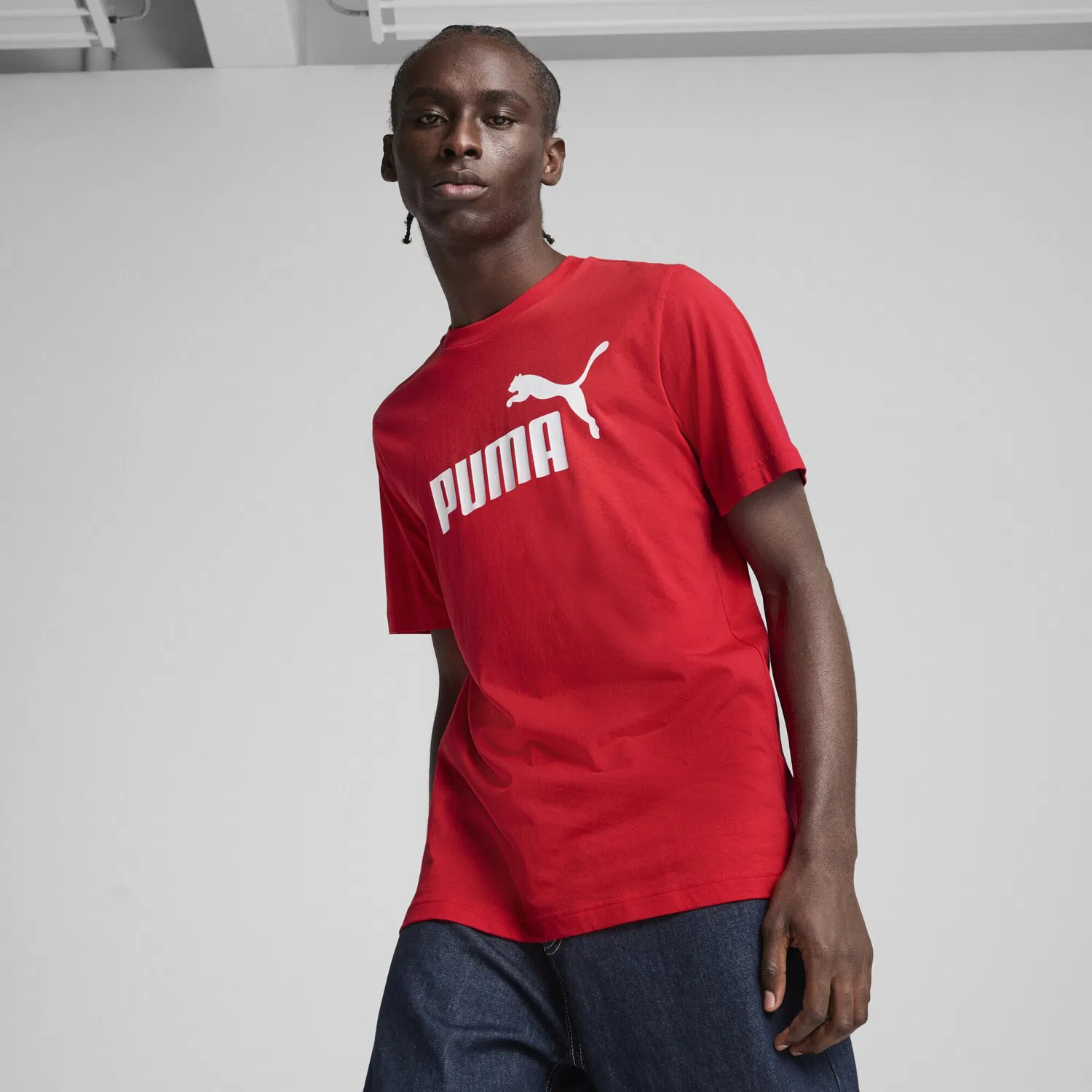 Детская хлопковая футболка с логотипом PUMA, For All Time Red — фото 3