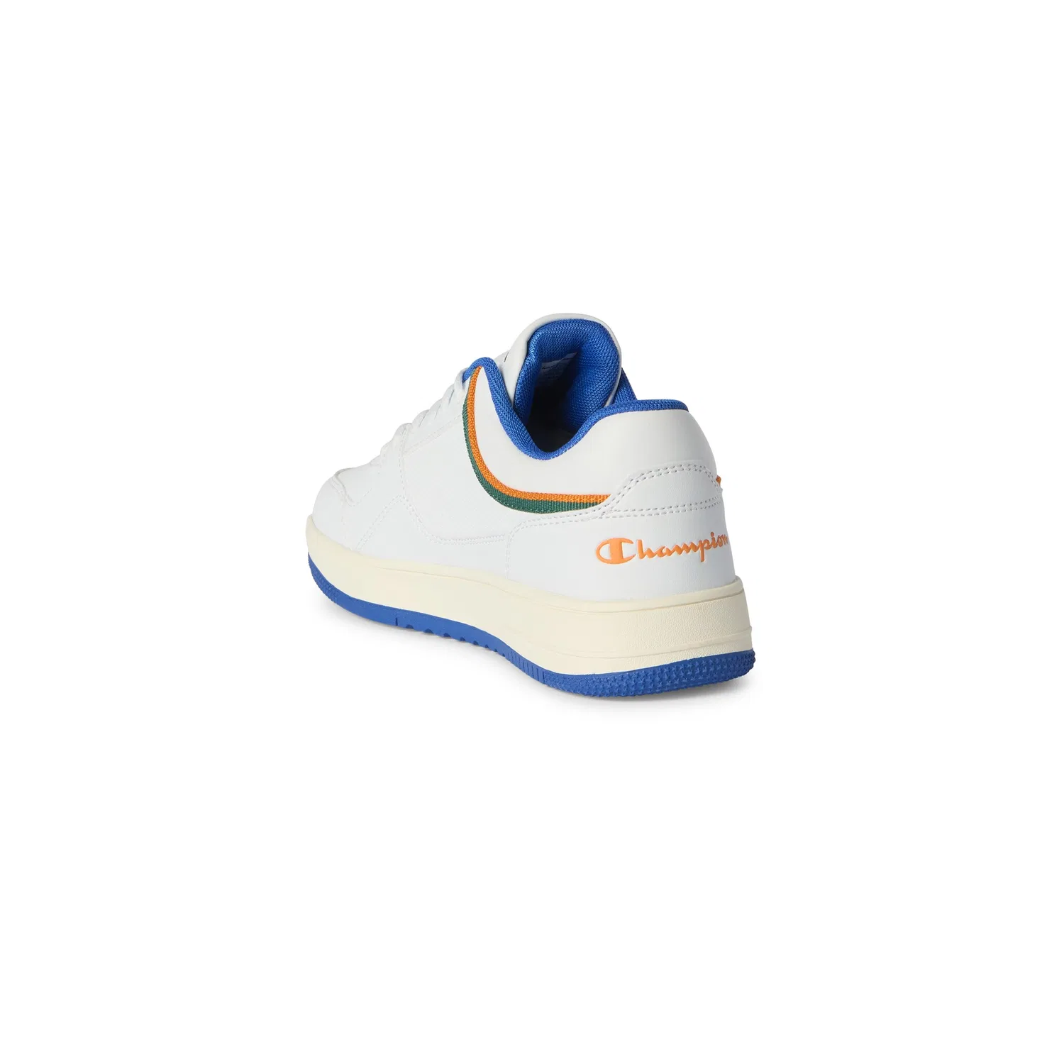 Детские кроссовки на липучке Champion, White/Medium Blue/Baige/Onion/Natural — фото 4