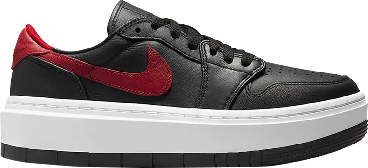 Кроссовки Wmns Air Jordan 1 Elevate Low Black Gym Red, черный