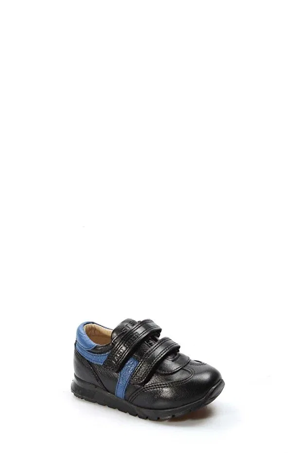 Детские туфли для девочек кожаные Fast Step, Black Blue — фото 3