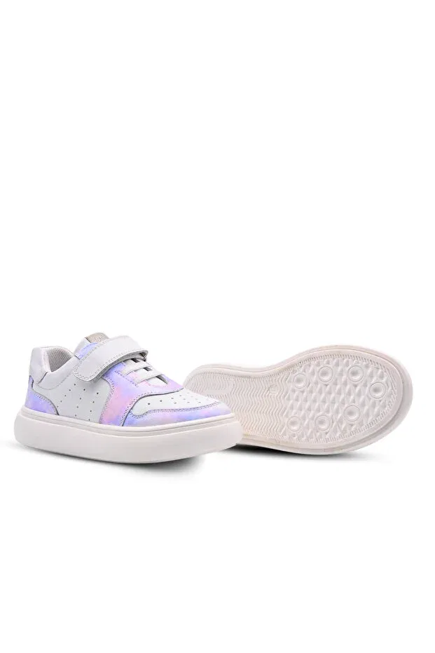 Детские туфли для девочек на липучке Bella Kids A More, Lilac — фото 3