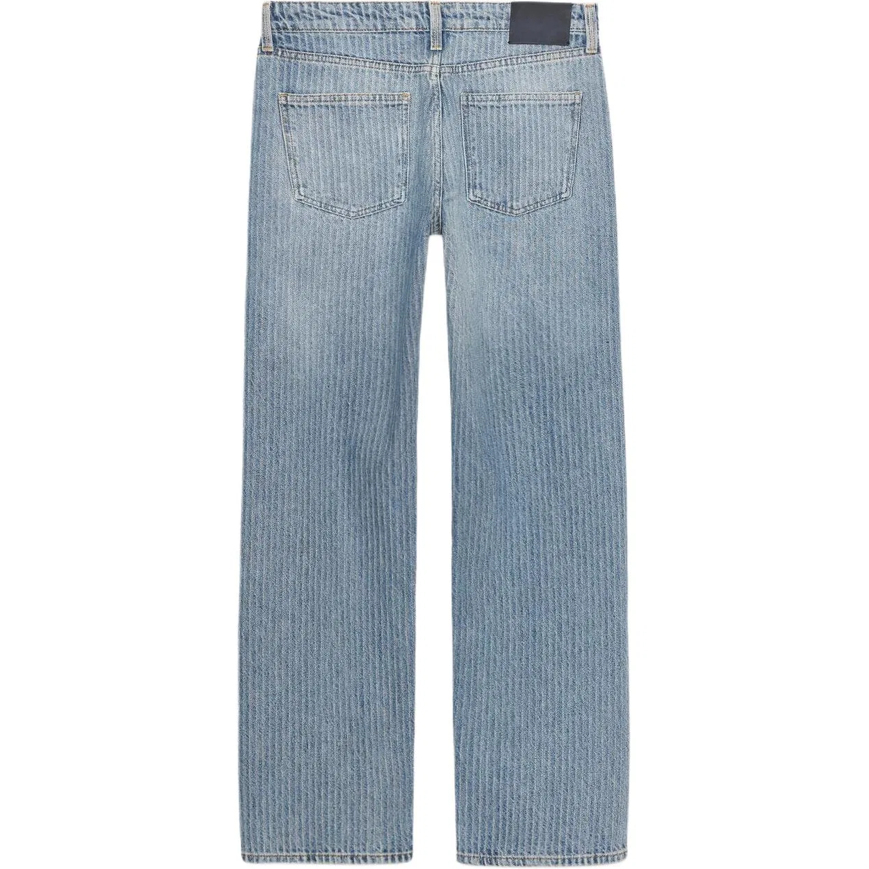 ZARA Женские джинсы прямого кроя ZW Jeans, Blue — фото 3