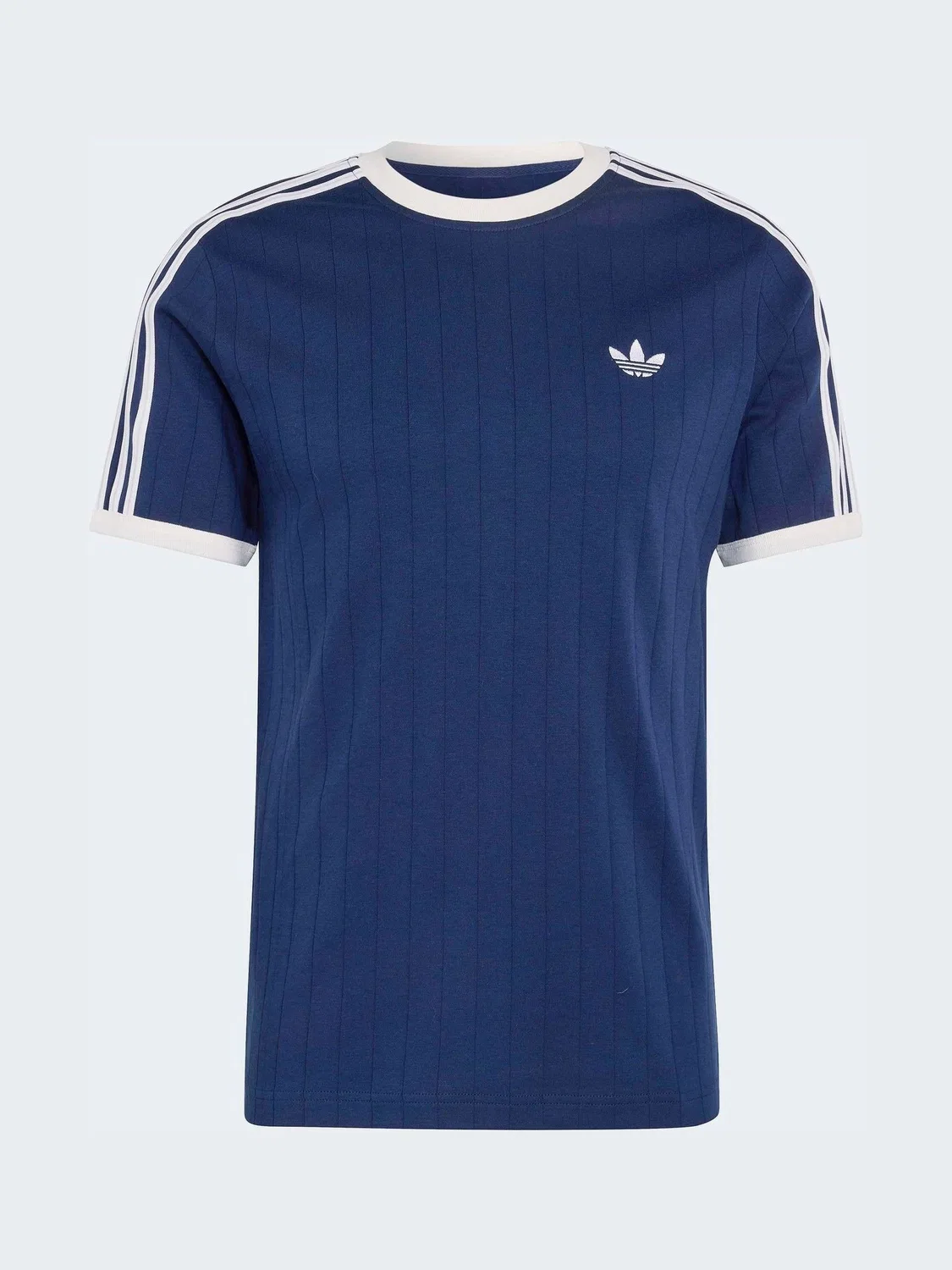 Футболка Drop Needle 3-Stripes, adidas Originals, синяя — фото 4