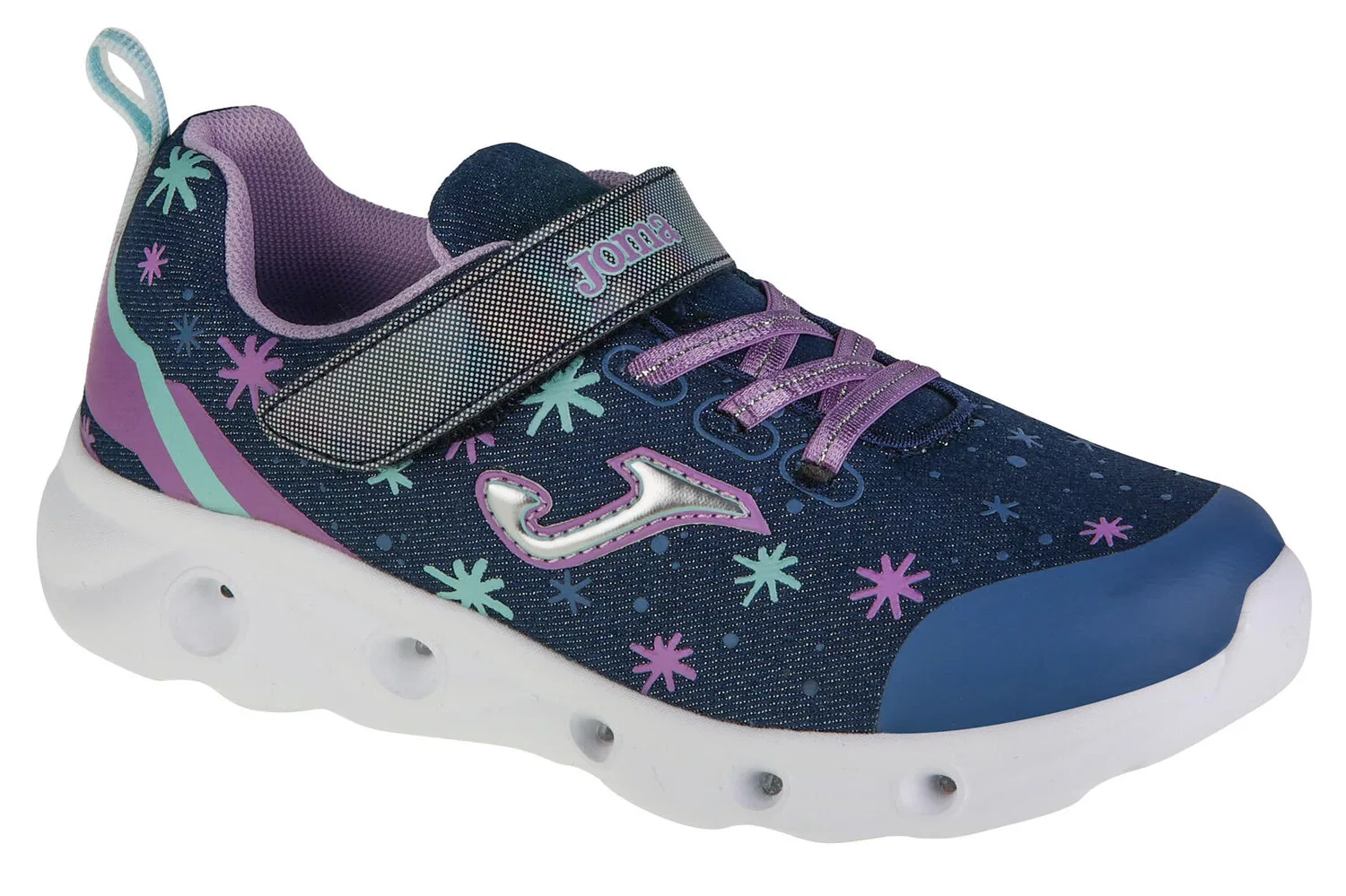 Детские кроссовки для девочек с технологией Light Joma Space Jr 24 JSPACS, Navyblau