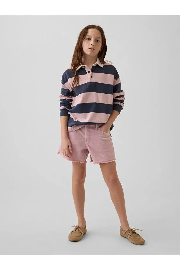 Детские шорты для девочек джинсовые Gap, Pink-000