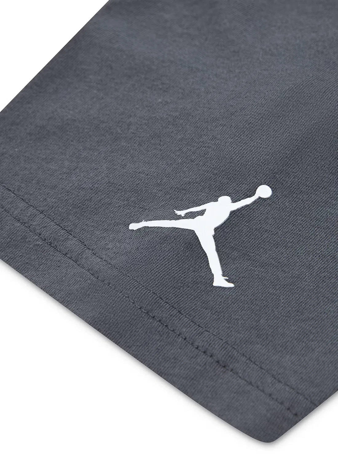 Футболка с принтом Jdb distressed chrome Jordan, серый — фото 4