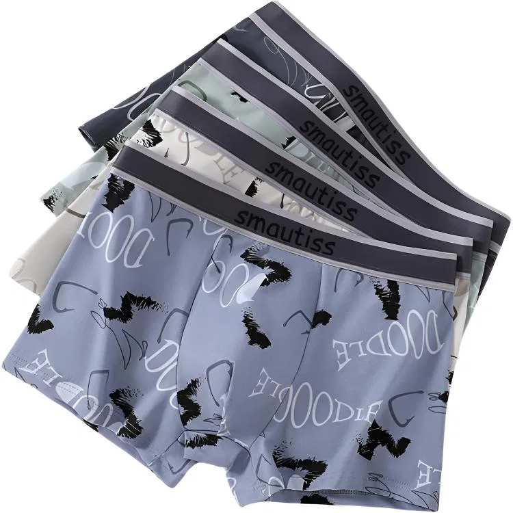 Детские трусы-боксеры с принтом Ink Gray (4 Pack) JBBCN, Ink Gray