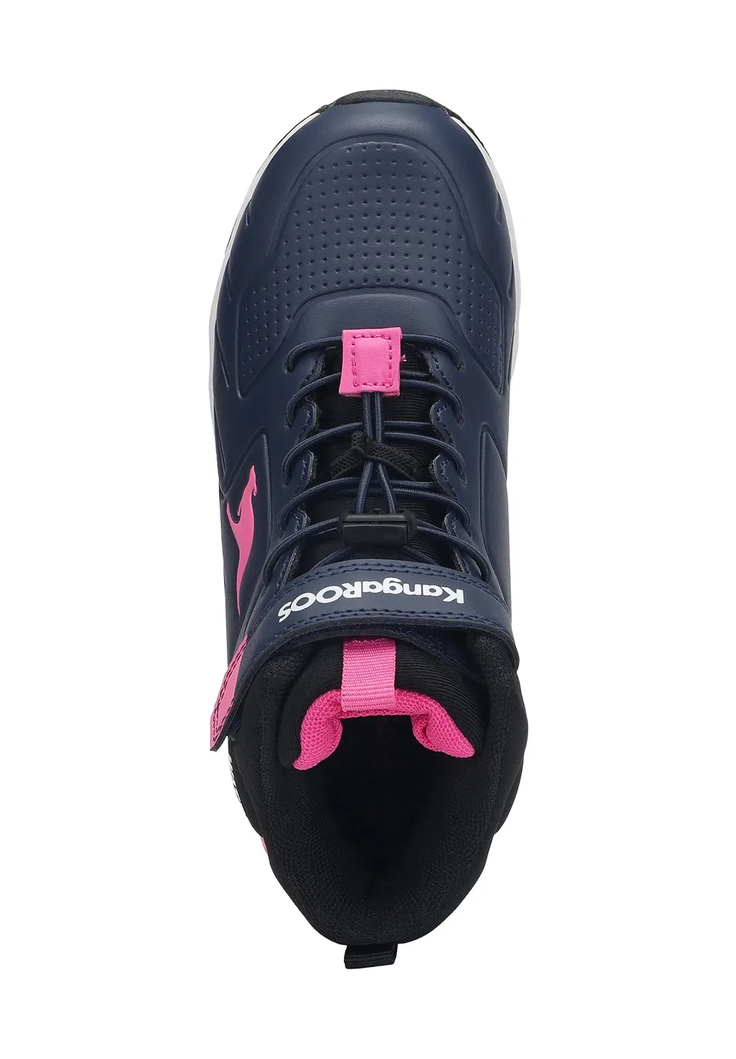 Kx-Molbo mid ev унисекс - высокие кроссовки Kangaroos, Dk Navy Daisy Pink — фото 3