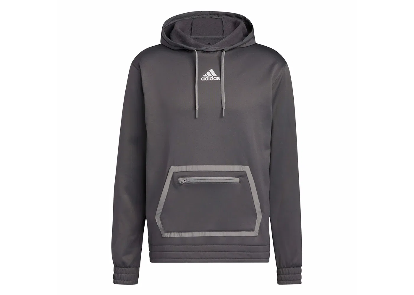 Мужской пуловер с капюшоном с длинным рукавом Adidas, Team Grey Four/Mgh Solid Grey