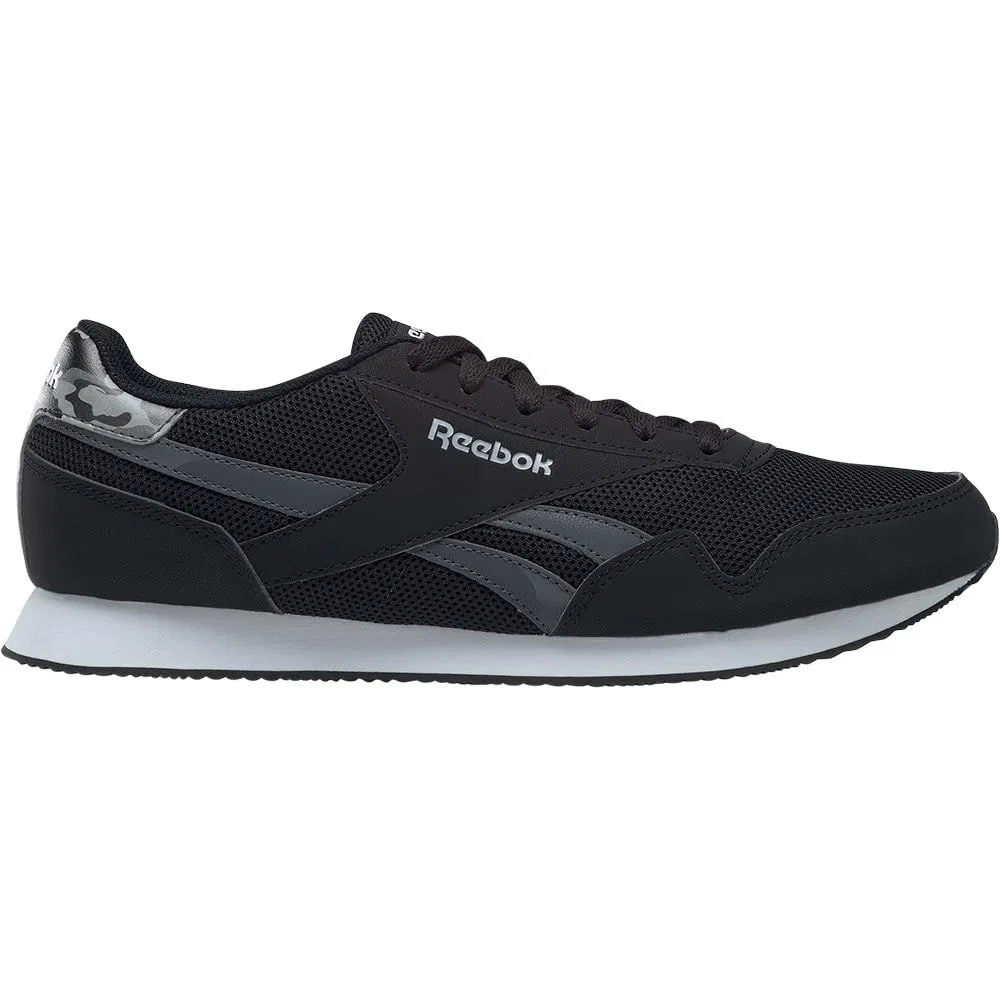 Детские кроссовки для мальчиков с принтом Royal Cl Jogger 3 Reebok, Core Black Pure Grey 7 Pure Grey 3 — фото 2