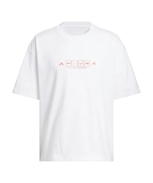 Мужская футболка с принтом World of Five Adidas, Белый — фото 2