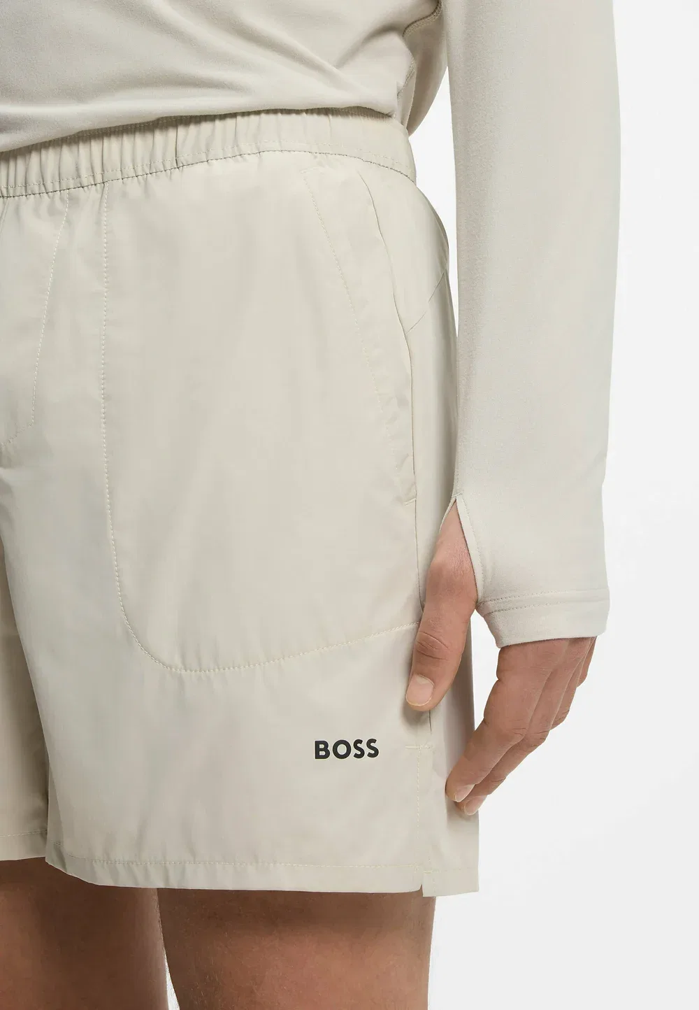 Спортивные шорты Boss, Light Beige Two — фото 4