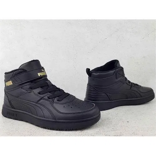 Детские высокие кроссовки Rebound Rugged V PS Puma, Schwarz — фото 4