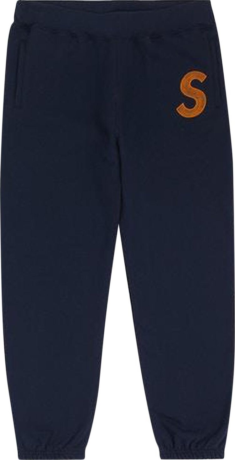 

Спортивные брюки Supreme S Logo Sweatpant 'Navy', синий