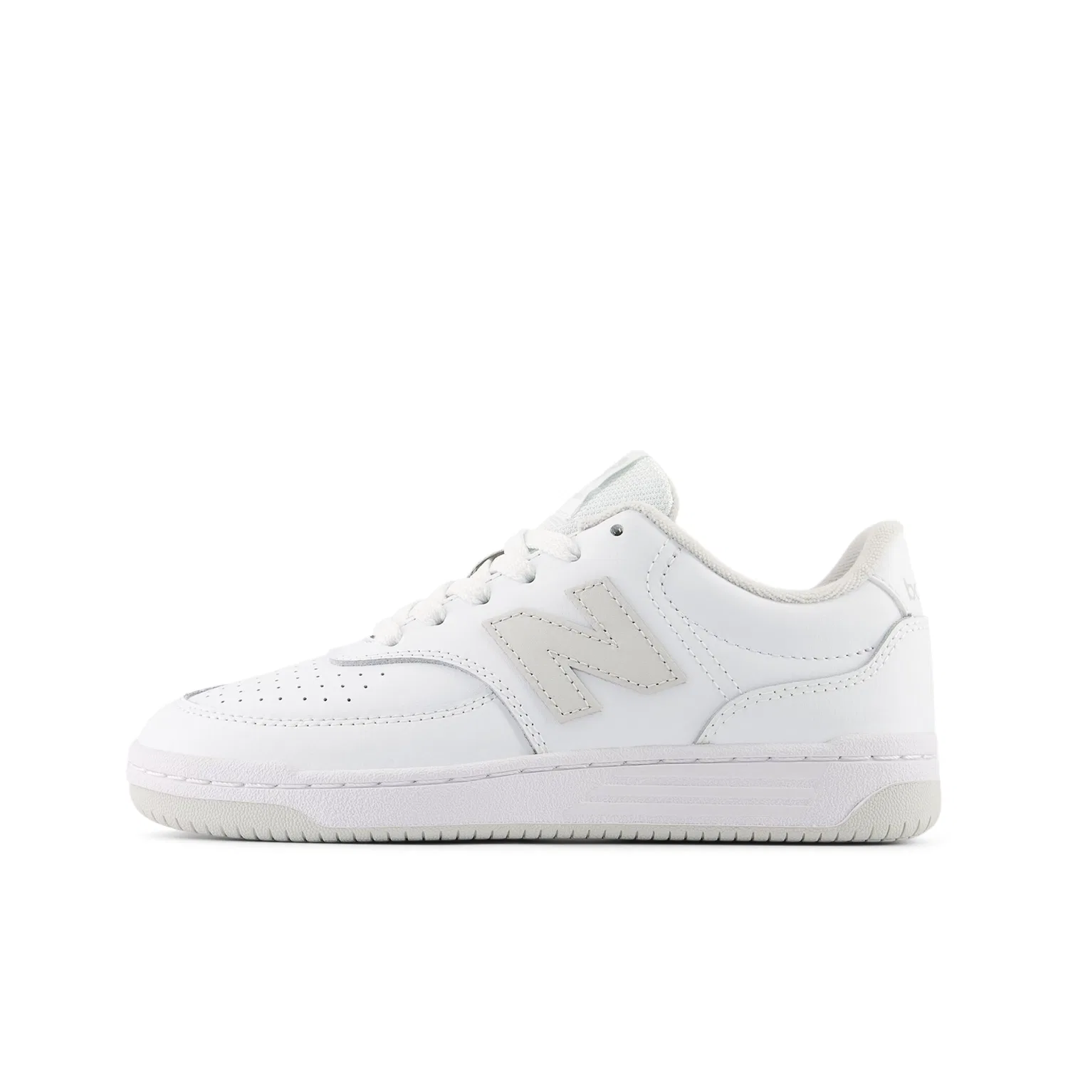 Детские кроссовки на шнуровке New Balance, White — фото 2