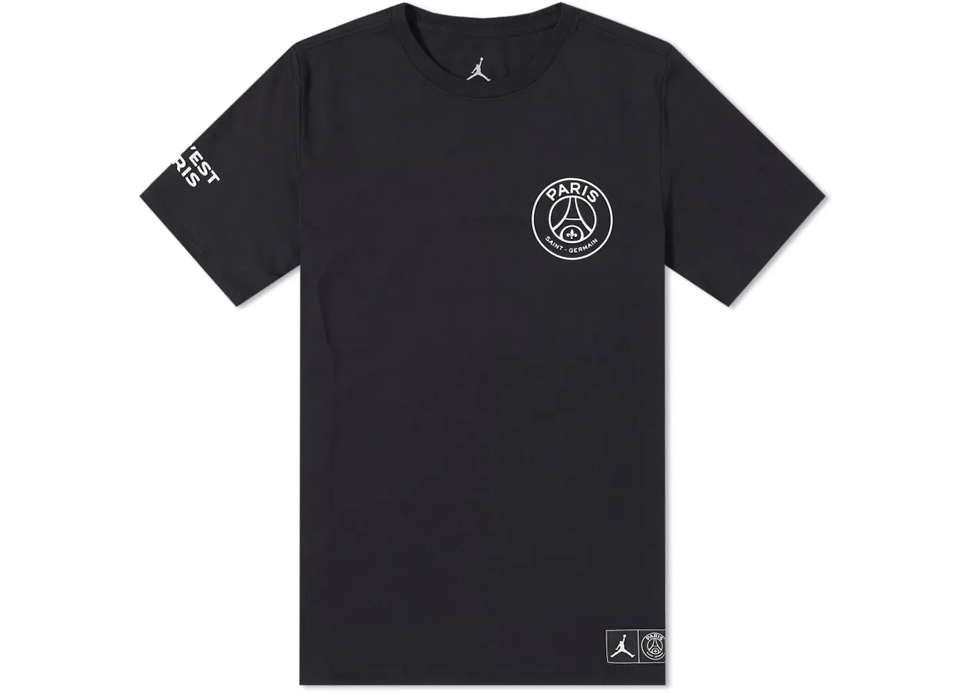 Мужская футболка с принтом Logo T-shirt Jordan, Black/White