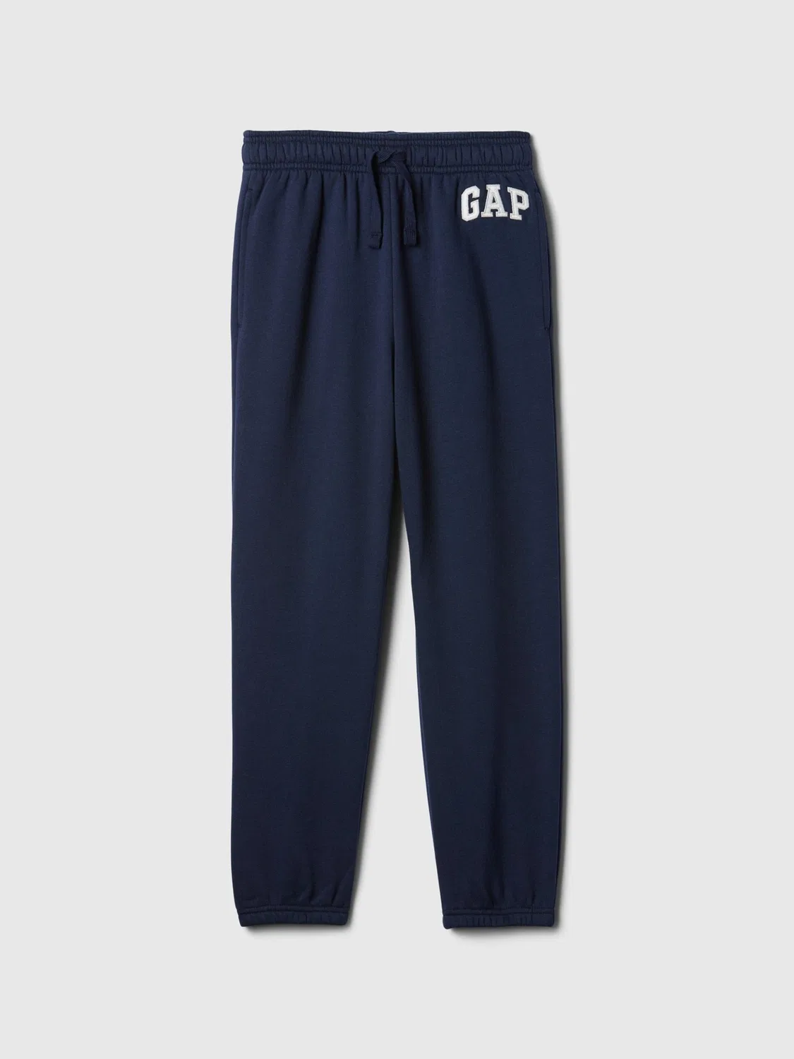 Джоггеры, хлопок, Relaxed Logo Gap, темно-синий — фото 4