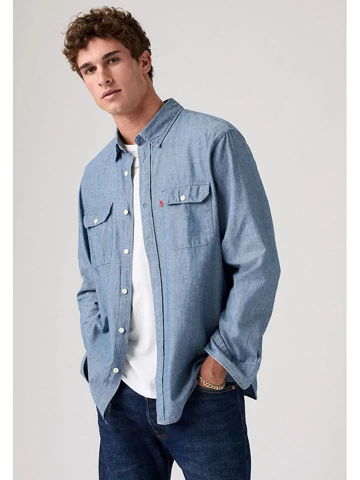 Рубашка джинсовая Levi'S, голубой — фото 4